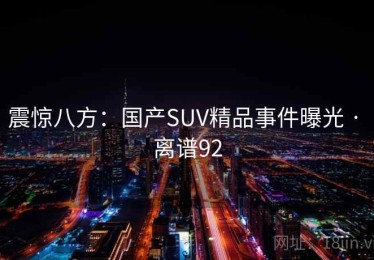 震惊八方：国产SUV精品事件曝光 · 离谱92