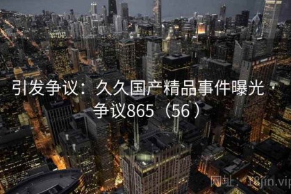 引发争议：久久国产精品事件曝光 · 争议865（56 ）