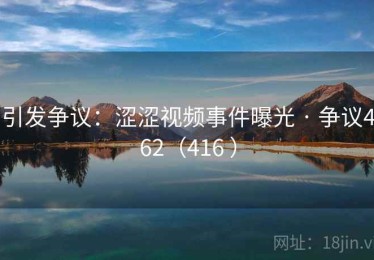 引发争议：涩涩视频事件曝光 · 争议462（416 ）