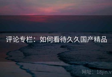 评论专栏：如何看待久久国产精品